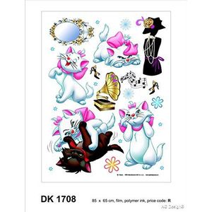 Disney 1 muursticker, folie, meerkleurig, 65 x 85 cm