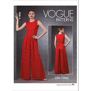 Vogue Patterns V1806F5 damespatroon, maat 44-52