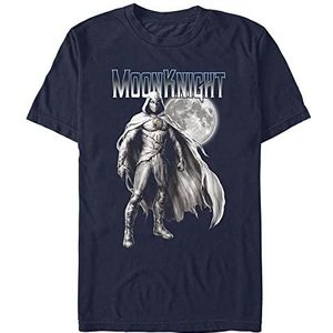 Marvel Knight Moon Organic T-shirt met korte mouwen, marineblauw, S, marineblauw