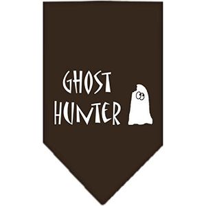Mirage Pet Products Ghost Hunter Bandana, zeefdruk, cacao, maat S