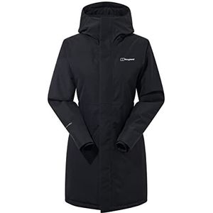 Berghaus Hinderwick regenjas voor dames, synthetisch, geïsoleerde jas, Zwart