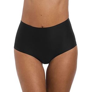 Fantasie Smoothease Invisible Stretch Vpl-Free Full Brief Slips voor dames, zwart.