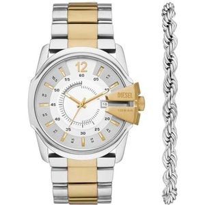 Diesel Horloge DZ2182SET, zilver (zilver), één maat, armband, Zilver (zilver), Armband