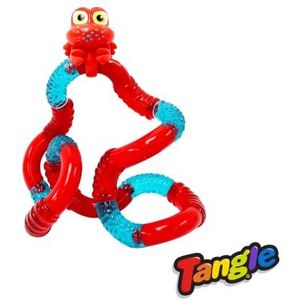 Tangle 8512 Fidget Toy Junior Aquatic Pets serie met krabdierenfiguur, anti-stress speelgoed voor de vingers, bevordert de motoriek, draaibaar en naar wens combineerbaar voor kinderen vanaf 3 jaar