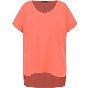 Samoon T-shirt dames, Koraal