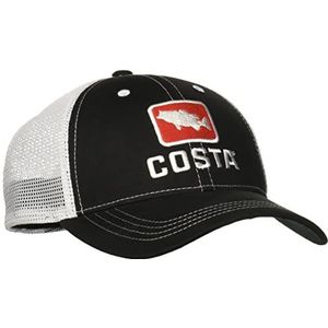 Costa Del Mar XL Trucker muts, zwart/wit, dames, zwart/wit, XL, zwart/wit