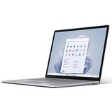 Microsoft Surface Laptop 5 - Laptop (Windows 11, 15 inch touchscreen, Intel Core i7 processor, 8 GB RAM, 256 GB SSD, Frans toetsenbord AZERTY) - platina, metalen afwerking