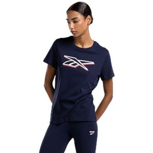 Reebok Vector Graphic Tee VECNAV XS Womens, Bleu marine (vecnav), XS