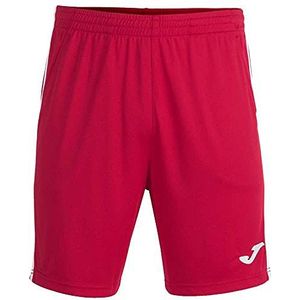 Joma Open Heren Shorts III, Rood-wit