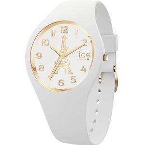 Ice-Watch - ICE cocorico - Frans horloge met siliconen band (Small -), Wit en Goud