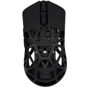 WLMOUSE Beast X Mini gamingmuis, licht, zwart, 34 g, sensor 3395, 8K compatibel