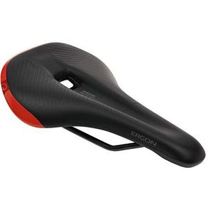 Ergon Selle SM Pro Fietsgreep voor heren, uniseks, zwart/rood, M/L