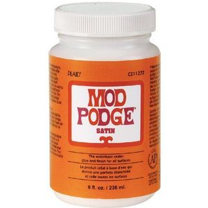 Mod Podge Afdichting op waterbasis, lijm en afwerking (226,8 g), CS11272 satijnen afwerking