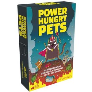 Exploding Kittens, Power Hungry Pets kaartspel voor 2 tot 6 spelers vanaf 7 jaar en ouder 15 minuten in het Duits