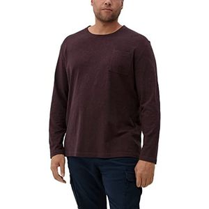 s.Oliver T-shirt grande taille pour homme, lilas, 4XL