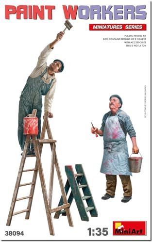Mini Art 38094 1:35 Fig. Schilderset met accessoires (2) - originele replica, modelbouw, kunststof bouwset, knutselen, vrije tijd, collage, modelbouw, montage