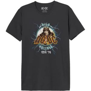 AC/DC Meacdcrts051 T-shirt voor heren (1 stuk), Antraciet