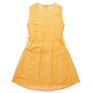 TOM TAILOR 1036164 Jurk voor kinderen Meisjes, 31696 - Oranje Tie Dye Stripe