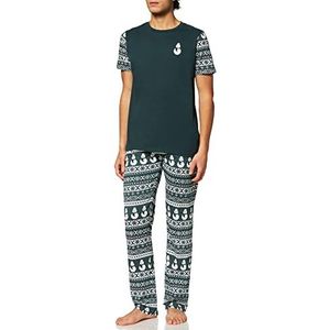 Brave Soul pijama heren set, Groen