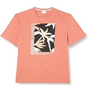 s.Oliver 2131376 T-shirt met korte mouwen voor heren, Oranje 20d1