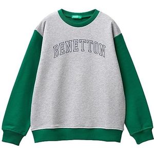 United Colors of Benetton Shirt G/C M/L 3j68c10d4 Trainingspak voor kinderen en tieners (1 stuk), Grigio E groen 901