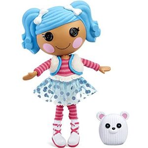 Lalaloopsy Mittens Fluff 'N' Stuff & ijsbeer pop - 33 cm grote winterpop met outfit en schoenen wit, blauw en verwisselbaar. in 1 herbruikbare speelhuisverpakking, vanaf 3 jaar