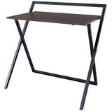 Versanora VNF-00094 Modern bureau, inklapbaar, van hout, bruin/zwart, 55,9 x 85,1 x 102,9 cm, machinebouw x B x H, 1 x 102,9 cm