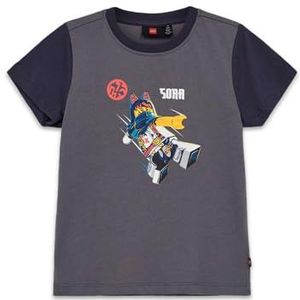 LEGO Lwtano 606 - Gebreid T-shirt voor jongens, Donkergrijs