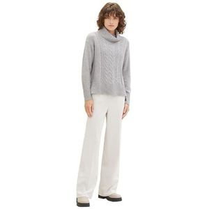 TOM TAILOR 1041157 damessweater, 21373 - Medium zilvergrijze mix