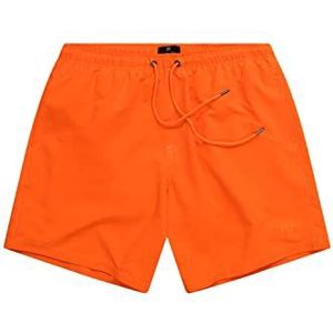 JP 1880 Zwembroek met ritszak Zwemshort voor heren, Oranje Fluorescerend