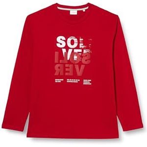 s.Oliver T-shirt à manches longues pour homme avec étiquette imprimée, 31d1, XXL