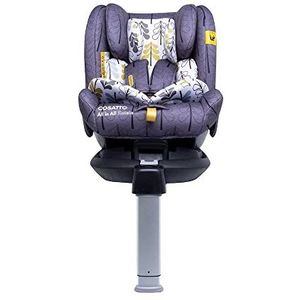 Cosatto All in All Rotate Baby to Child Car Seat – Groep 0+123, 0-36 kg, 0-12 jaar, ISOFIX, Extended Rear Facing, Anti-Escape, Easy Access (Fika Forest)