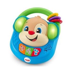 Fisher Price - Muziekspeler zingt en leert – elektronisch speelgoed lacht 6-36 maanden, fpv06 – Italiaanse versie