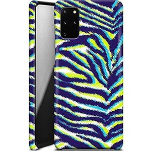 caseable Samsung Galaxy S20 Plus Hoes Hard Case Beschermhoes Schokbestendig & Krasbestendig Kleurrijk Ontwerp & Rondom Print Zebra Neon Dierenprint