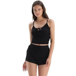 Dagi Débardeur tendance pour femme, Noir, S