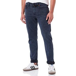 BOSS Taber BC-C Heren Jeans Tapered Fit Wash Comfort Denim, middenblauw 424