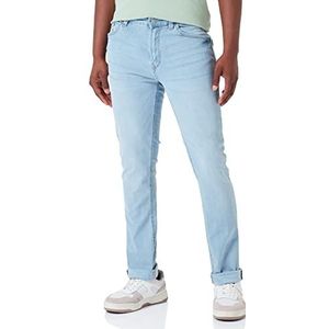 Springfield Slanke jeans, wasbaar, licht, licht, licht, heren, lichtblauw, 34, Lichtblauw