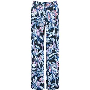 Gerry Weber Edition Pantalons pour femme, Imprimé bleu/violet/rose, 64