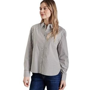 STREET ONE Chemise rayée, Marron mouddy, 46