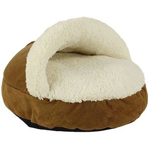 All For Paws Lamb Cozy Kattenbed, 2,5 kg, lichtbruin
