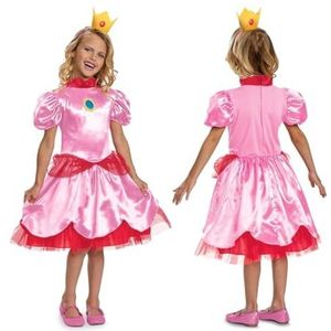 Carnavalsjurk - Roze - Katoen - Prinses Peach Kostuum