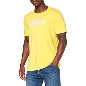 GSA Bedrukt T-shirt voor heren, Geel.