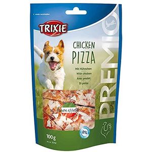 Kip Pizza Treatjes voor honden, 100 g, licht geen extra suiker,