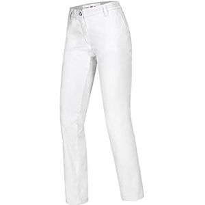 BP 1734-130-0021-42s dames chino's met zakken, 205 g/m², zuiver katoen, wit, 42s