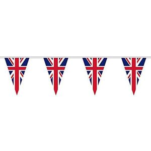 Boland 11608 vlaggenketting Union Jack 10 m lengte Groot-Brittannië vlag nationale vlag slinger vlag party decoratie