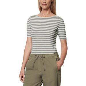 Marc O'Polo 403219651333 T-shirt voor dames, Multi/Nordic Sea