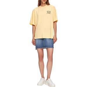 LTB Jeans T-shirt voor dames van katoen, geel, regular - maat L, geel, L, Geel., L