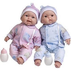 JC Toys Lots to Cuddle Babies, 33 cm (13 inch) baby soft pop soft body twins, ontworpen door Berenguer by JC Toys Group, Inc.