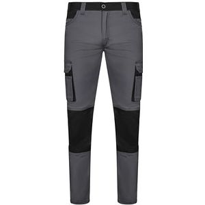 VELILLA 103031S Pantalon stretch bicolore, gris/noir, taille 38, Gris/noir, 38