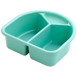 Rotho Babydesign TOP/Bella Bambina Babytoilet met zeepbakje en wasruimte in groen, praktische oplossing voor babyverzorging